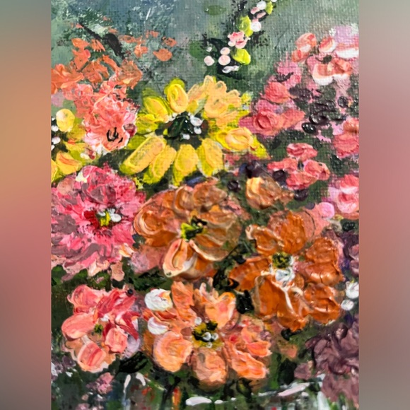 Original acrylic still life “Flores” 8x10 - Picture 9 of 10